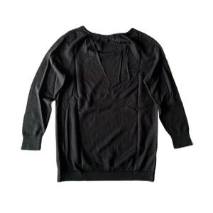 LOFT Women’s Black Crew Neck Sweater Size XS